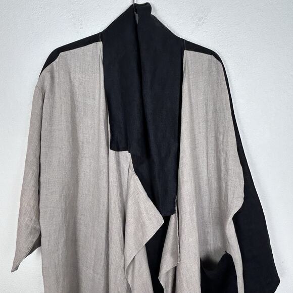 Artists & Revolutionaries Womens Trip to Paris Trench coat linen Lagenlook - Picture 2 of 8